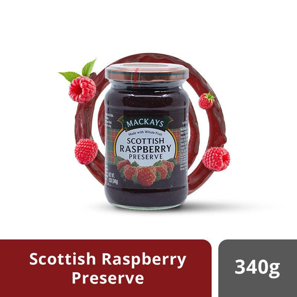 Buy Jams & Jellies "Preserve Scottish Raspberry" by Mackays, Pack of 1