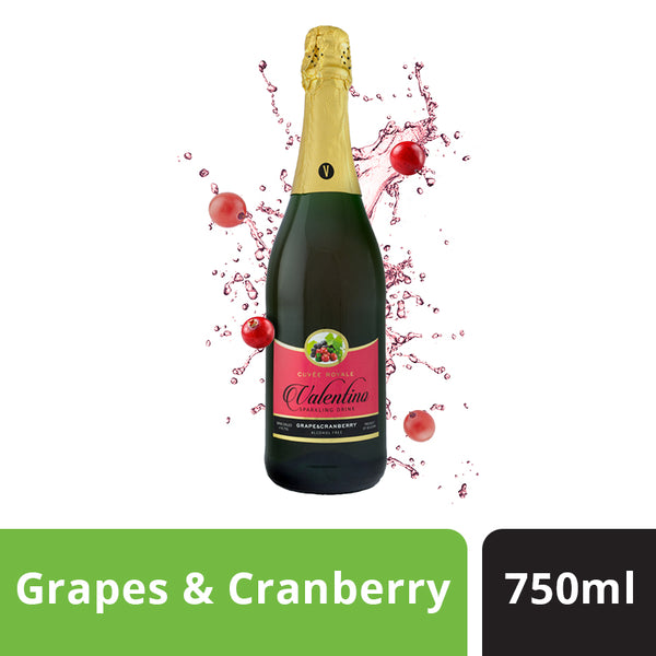Valentino Sparkling grape & cranberry  (750ml)