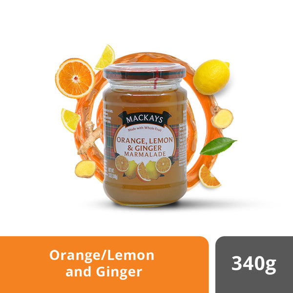 Mackays Orange, Lemon & Ginger Marmalade  (340g)