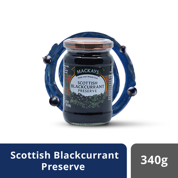 Mackays Scottish Blackcurrant Preserve (340g)