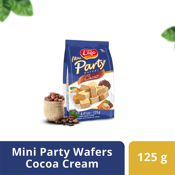 Gastone Lago Mini Party Wafers Cocoa Cream (125g)