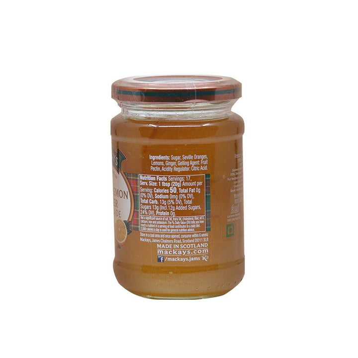 Buy Jams & Jellies "Marmalade Orange Lemon And Ginger" by Mackays, Pack of 4