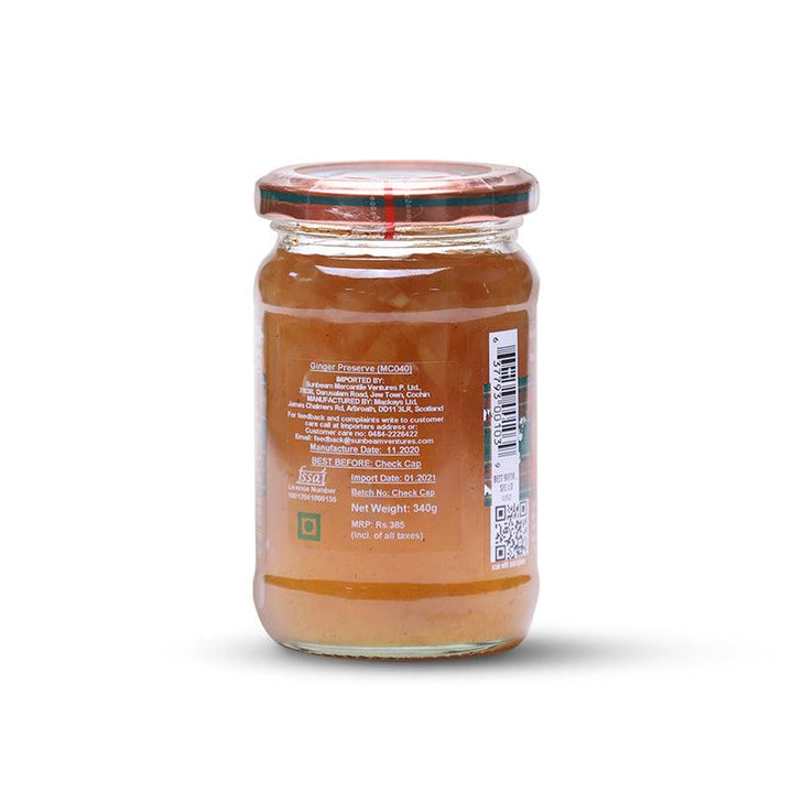 Buy Jams & Jellies "Preserve Spiced Ginger" by Mackays, Pack of 4