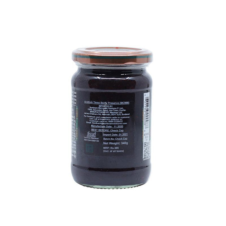 Buy Jams & Jellies "Preserve Scottish Three Berry" by Mackays, Pack of 4