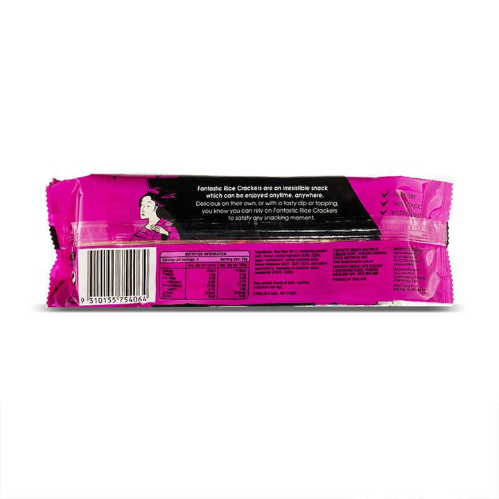 Buy Puffed Rice Cakes "Salt And Vinegar Rice Crackers" by Fantastic, Pack of 4