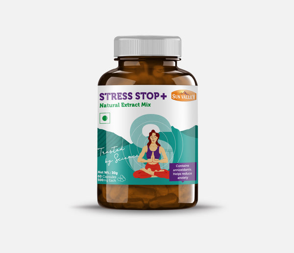 Sun Valley Stress Stop+ 60 Capsules