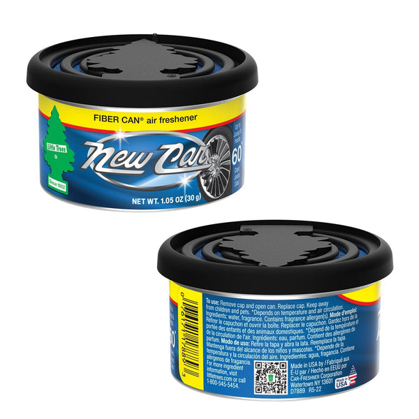 Buy Vehicle Air Fresheners "Car Air Freshener New Car Scent Fiber Can" by Little Trees, Pack of 2