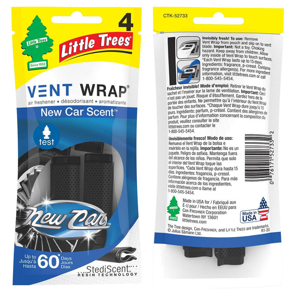 Car Air Freshener New Car Scent Vent Wrap